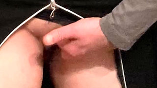 Horny Babe Fingered Under Dress in Public