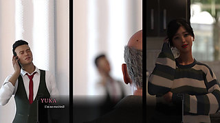 Cheating Asian Slut Wife Fucked by Big Cocks at Work