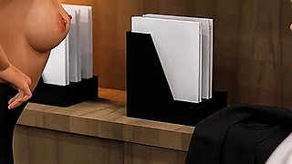 Whispers of Desire: Boss Fucks His Secretary on the Desk Ends with Facial Cumshot - Episode 17