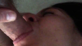 Over the Bed Blowjob