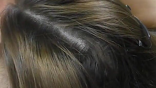 Teen Girlfriend Licks Balls and Handjob