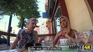 Hunt4k. full face of sperm after coffee with a stranger