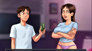 I fuck my stepmother and her friend , we did threesome summertime_saga