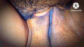 Licking my aunty's hot and hairy pussy