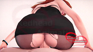 Step Mom Seduce Step Son and Help Him to Cum Quick Before Work in Cowgirl