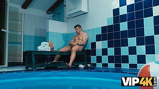 Vip4k. porno in the pool is the best way to fabulous down