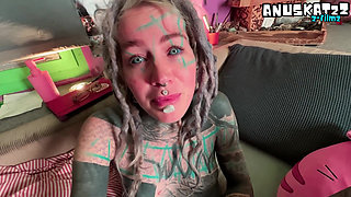 Private home fuck with sloppy BJ and creampie