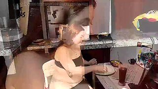 Nicoles Taco Stuffing - Watch Her Belly Get Big!