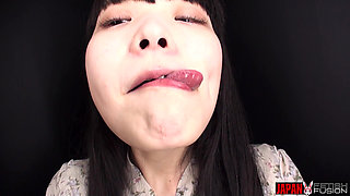 The Dry Mouth and Tongue of Soyo Higashiyama in Extreme Close-up