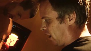 Chic Threesomes 1 Busty Brunette Milf Lingerie Loves Having One Cock In Her Mouth And Another In Her Pussy