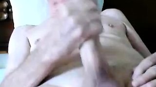 Grandpa Strokes His Meat