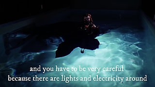 Underwater shooting - full backstage