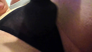 Sexy MILF Clit Orgasm Through Panties with the Help of a Vibrator..