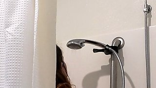 Big boobed Memphis masturbates in a bodystocking