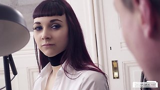 Alissa Noir's Dark Allure Ignites Fierce Office Passion