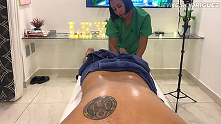 Underestimated Pleasure - Gorgeous Latina Gives a Special Happy Ending Massage