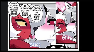 Car Toon - Loona Has Sex With Moxxie At The Christmas Party