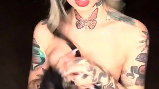 Taylor White Topless Dildo Licking Snapchat Premium Video