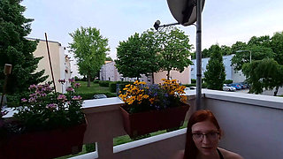 Teen smokes and blows for the first time