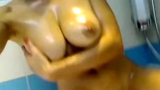 Big-Titted Babe Mila's Amateur Webcam Show