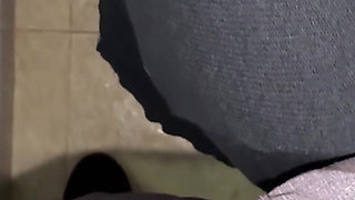 He Puts His Penis on Her Shoulder and She Grabs It.