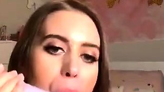 Blonde tight pussy babe solo toy fun in glamour masturbation