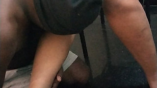 Desi Aunty Hot Boobs Touching and Licking