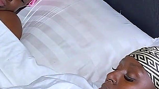 Ebony Beautiful Girls and a Pink Cap BBC