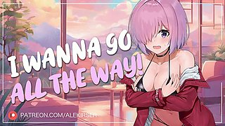 Exhibitionism, against the wall, confession