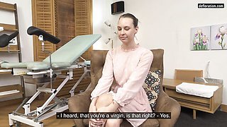 Raisa Kereszt Undresses for an Unusual Medical-Style Casting