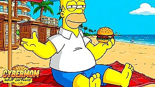 Top-10 Cheating Best Cartoon Compilation. Porn Parody Animation - Marge Simpson