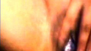 Filipina Amateur Shaves and Masturbates on Webcam