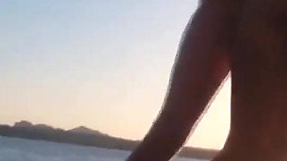 Romantic Sex at a Public Beach