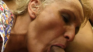 Granny Rosebud Prolapse Gaped Wide on Table