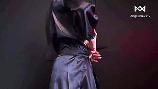 Silk Robe Tease: Just Enough to Make You Want More