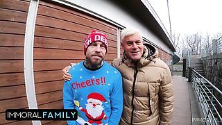 Threesome video with lustful Jennifer Mendez and Tabitha Poison from Immoral Family