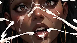 It's a Spooky Night, and the Black Goddess Is Having a Hot XXX Encounter!