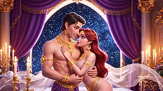Extreme Close-Up Desi Kissing - Gold Jewelry Mein Sexy Indian Girl Aur Handsome Boy Ki Full Romantic Night