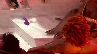 Omgiana’s Soapy Lesbian Shower Orgy & 5-girl Toy Play Double Feature