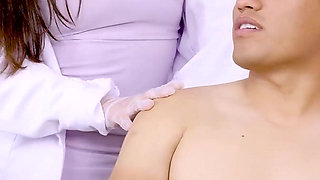 Big Ass Hot Doctor Fucks Hard with Her Patient in the Hospital