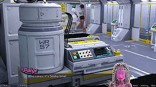 Stranded in Space - Blue Haired MILF Want Threesome with Me & Hot Busty Doctor
