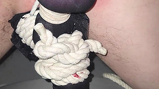 Goode Girl CBT a Nylon, Some Ropes and Ballbusting