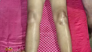 Deshi Bhabi Fuck After Oily Massage With Her Devar In Morning