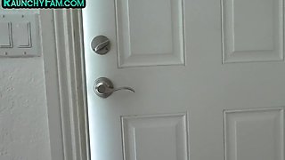 MILF stepmom smashed outdoor in POV by dirty stepson