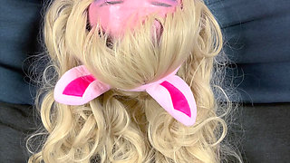 Miss Piggy's First Sloppy Facefuck Adventure! Balls Deep Sloppy Throatpie!