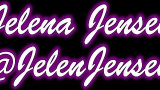 Perky Jelena Jensen's solo masturbation sex