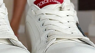 My D&g Sneakers Beg to Be Undressed
