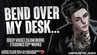 YSF Professor Spanks Your Ass Raw - Male Dom Moaning & Dirty Talk