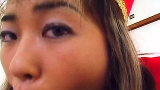 Amateur Asian Lady blowjobs and jerking