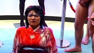 Asian schoolgirl enjoy group sex